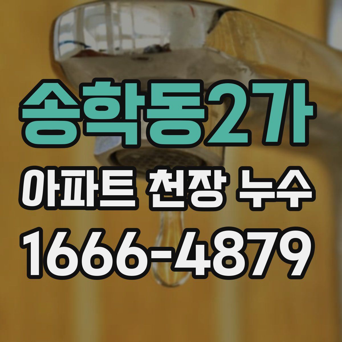 송학동2가 아파트 천장 누수