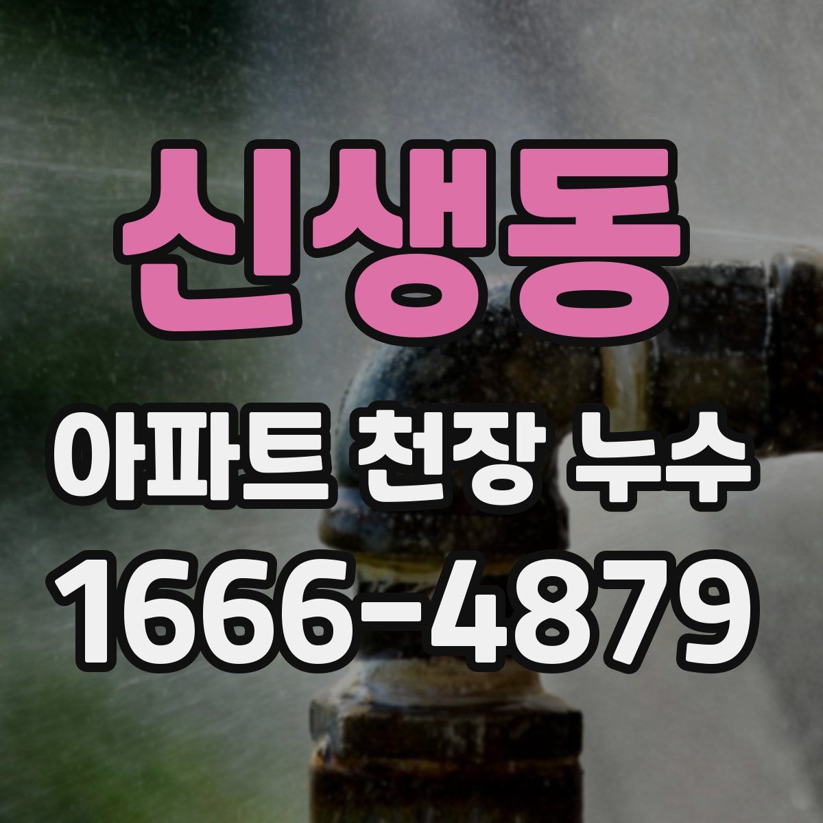신생동 아파트 천장 누수