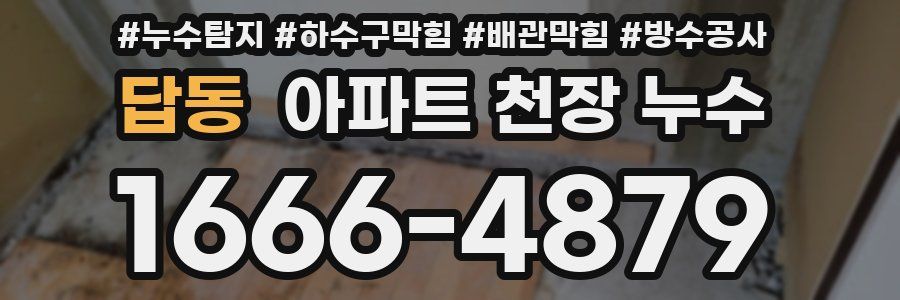 답동 아파트 천장 누수