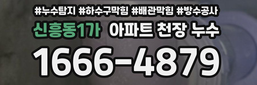 신흥동1가 아파트 천장 누수