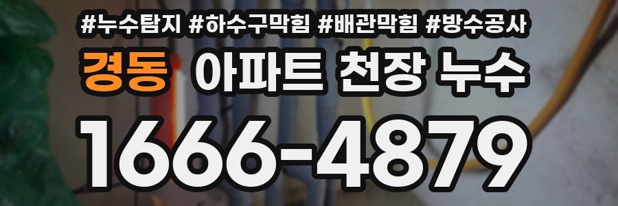 경동 아파트 천장 누수