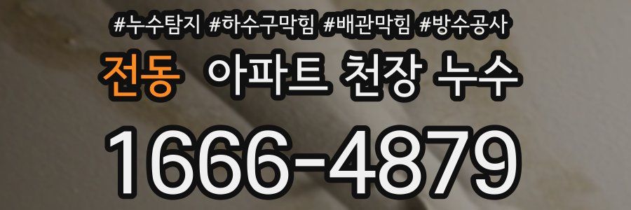 전동 아파트 천장 누수
