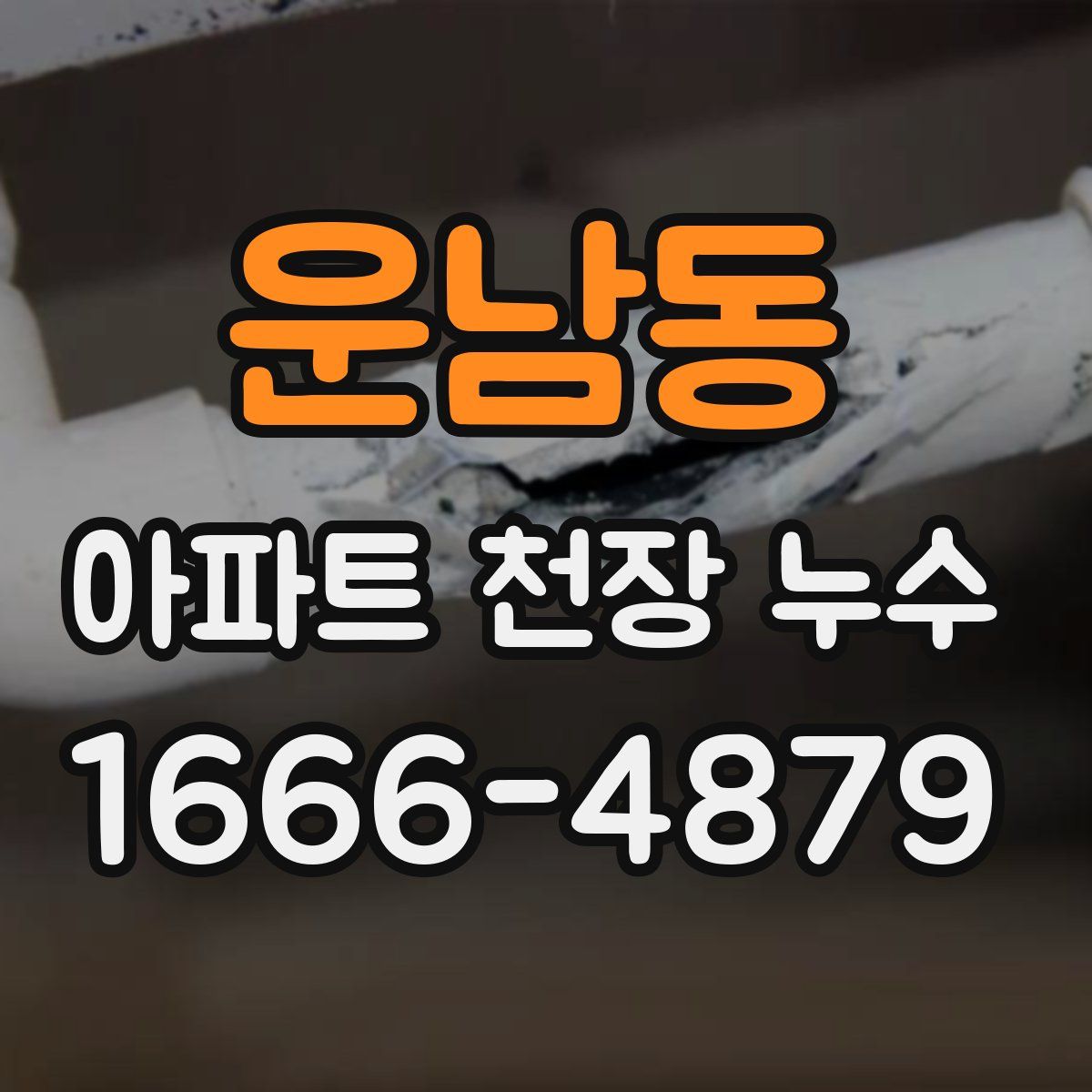 운남동 아파트 천장 누수