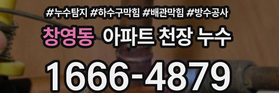 창영동 아파트 천장 누수