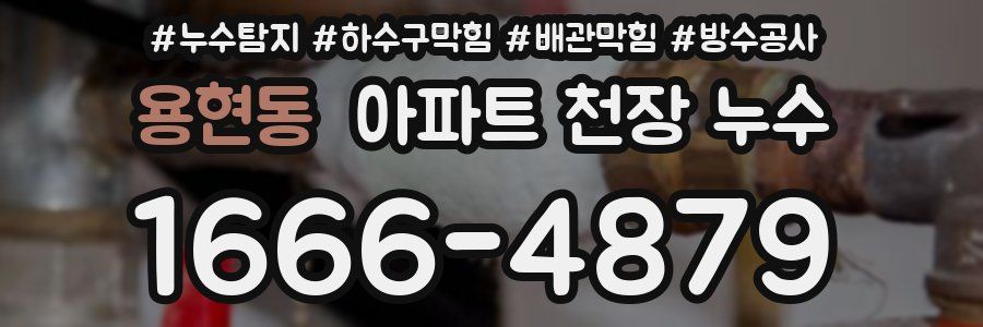 용현동 아파트 천장 누수