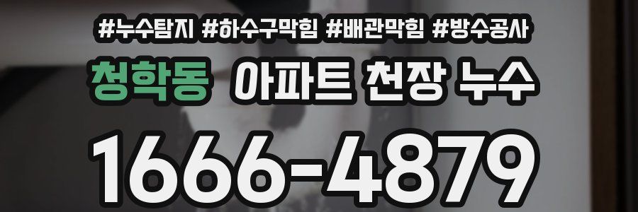 청학동 아파트 천장 누수