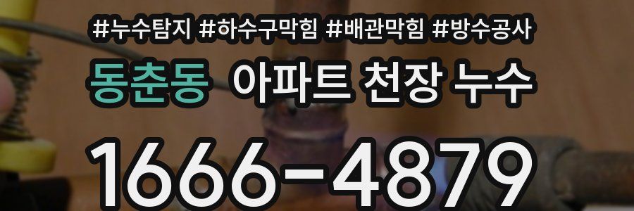 동춘동 아파트 천장 누수