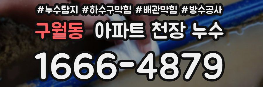구월동 아파트 천장 누수