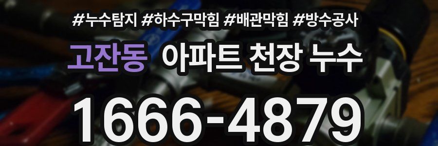 고잔동 아파트 천장 누수
