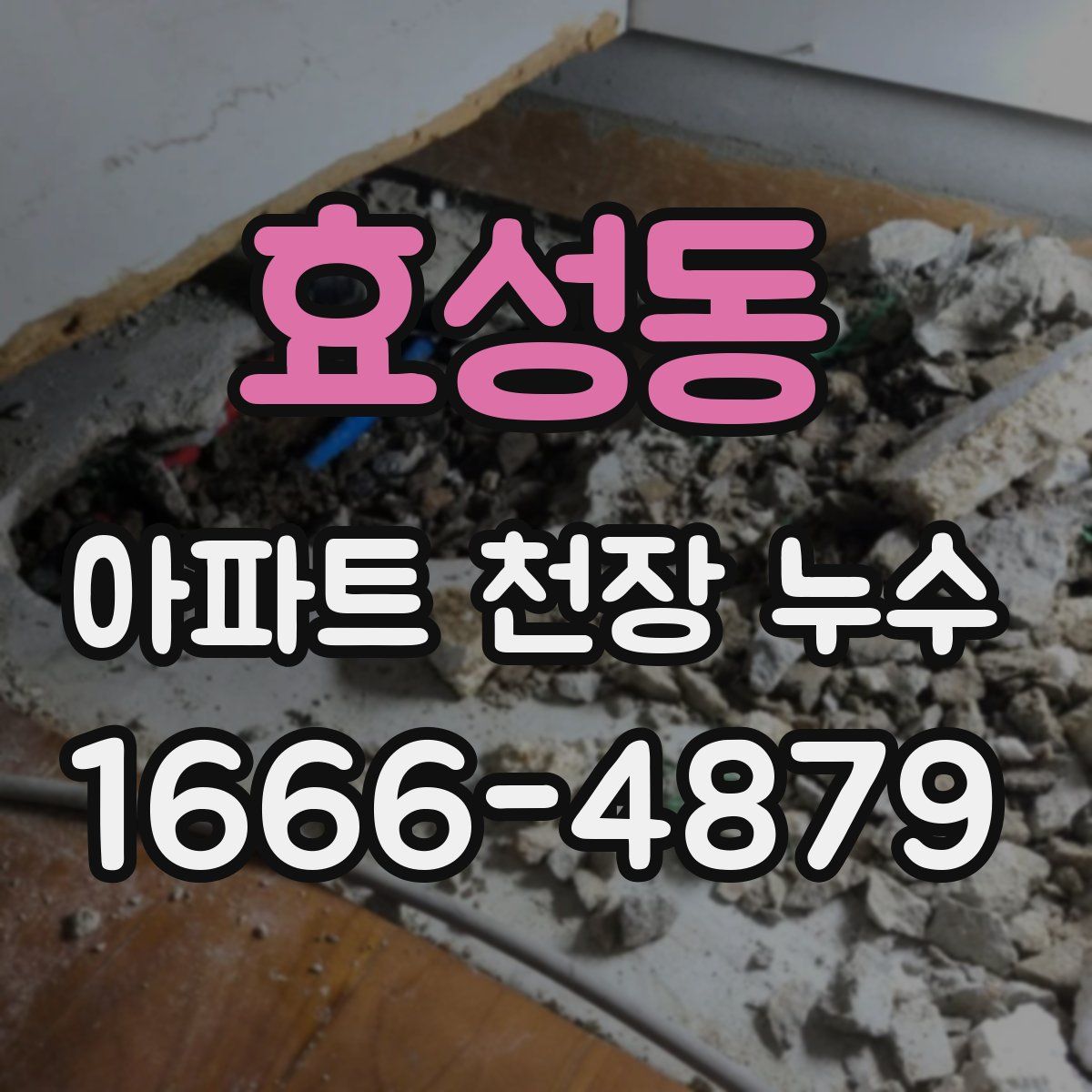효성동 아파트 천장 누수