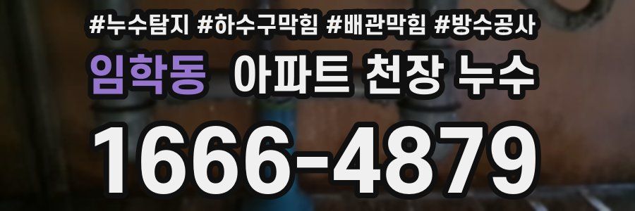임학동 아파트 천장 누수