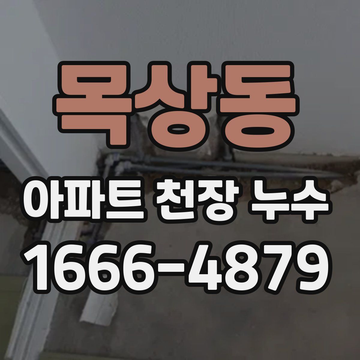 목상동 아파트 천장 누수