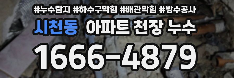 시천동 아파트 천장 누수