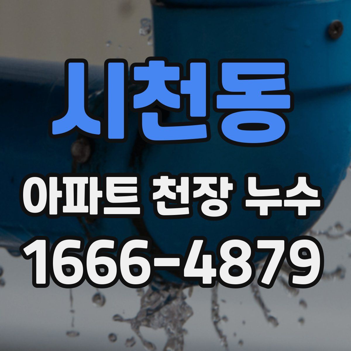 시천동 아파트 천장 누수