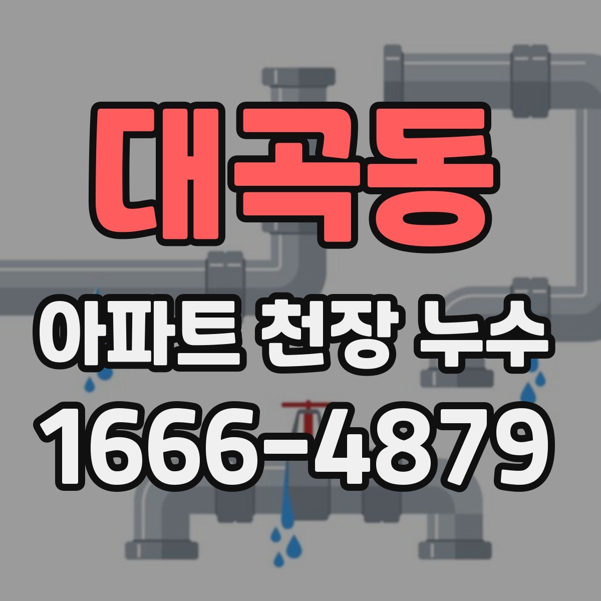 대곡동 아파트 천장 누수