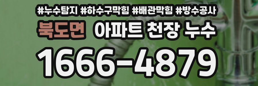 북도면 아파트 천장 누수