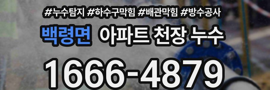 백령면 아파트 천장 누수