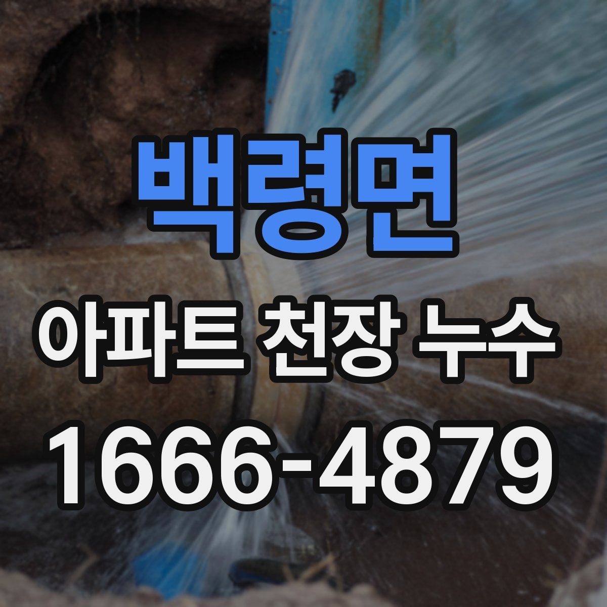 백령면 아파트 천장 누수