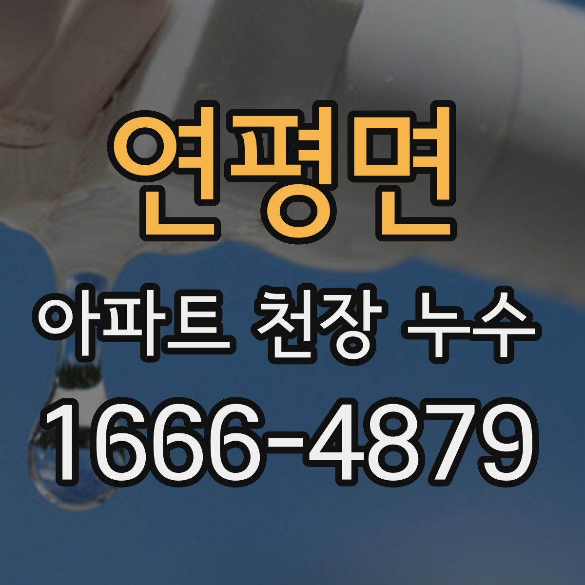 연평면 아파트 천장 누수