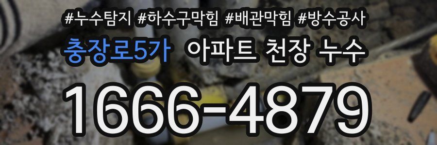 충장로5가 아파트 천장 누수
