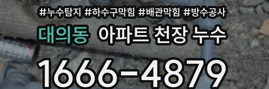 대의동 아파트 천장 누수