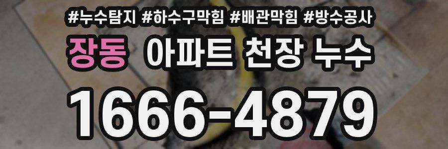 장동 아파트 천장 누수