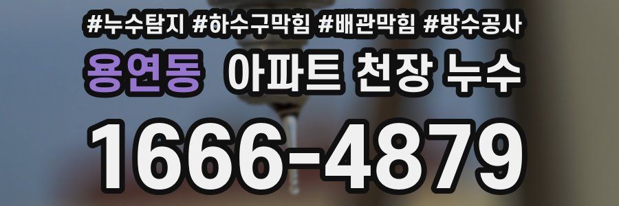 용연동 아파트 천장 누수