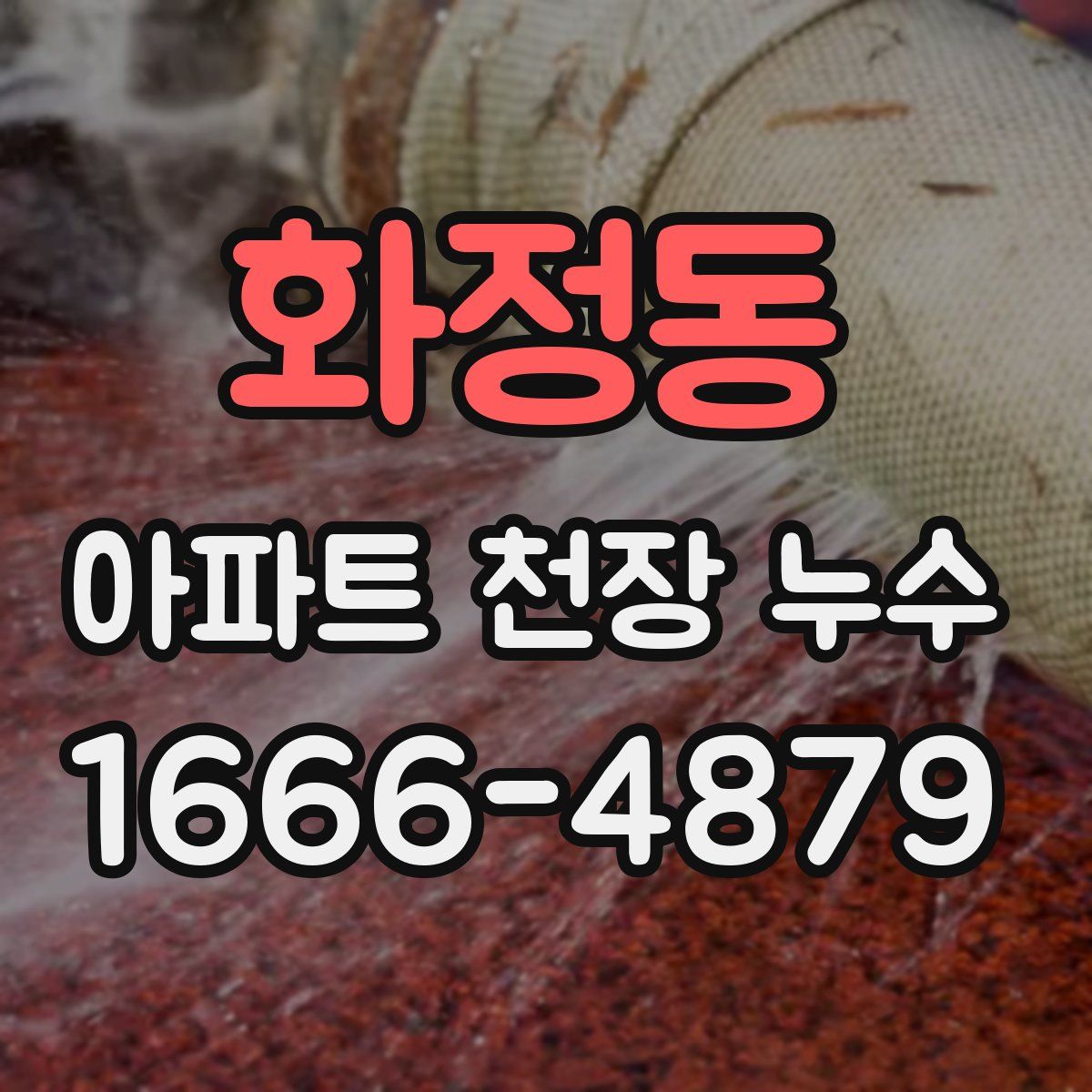 화정동 아파트 천장 누수