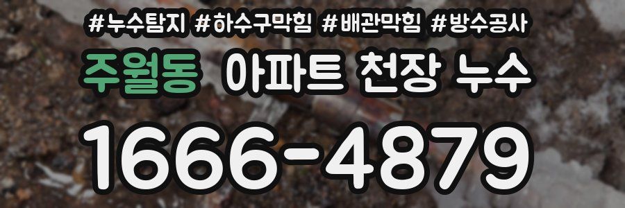 주월동 아파트 천장 누수