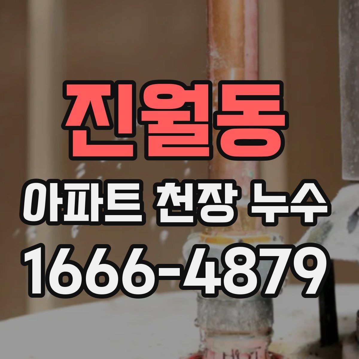 진월동 아파트 천장 누수