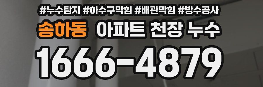 송하동 아파트 천장 누수