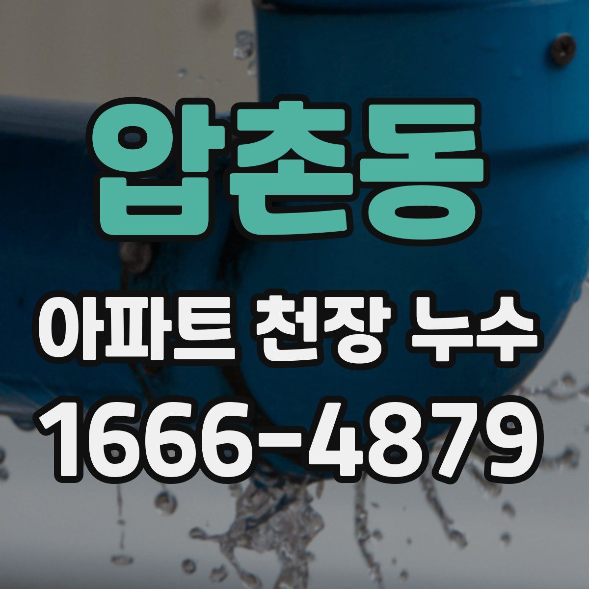 압촌동 아파트 천장 누수
