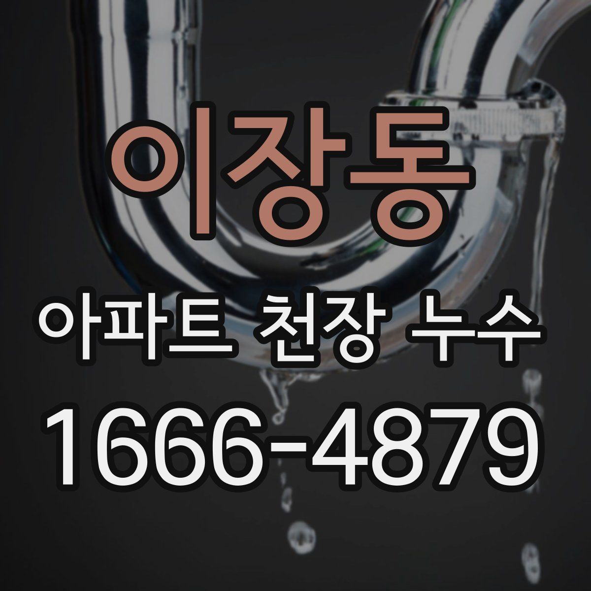 이장동 아파트 천장 누수
