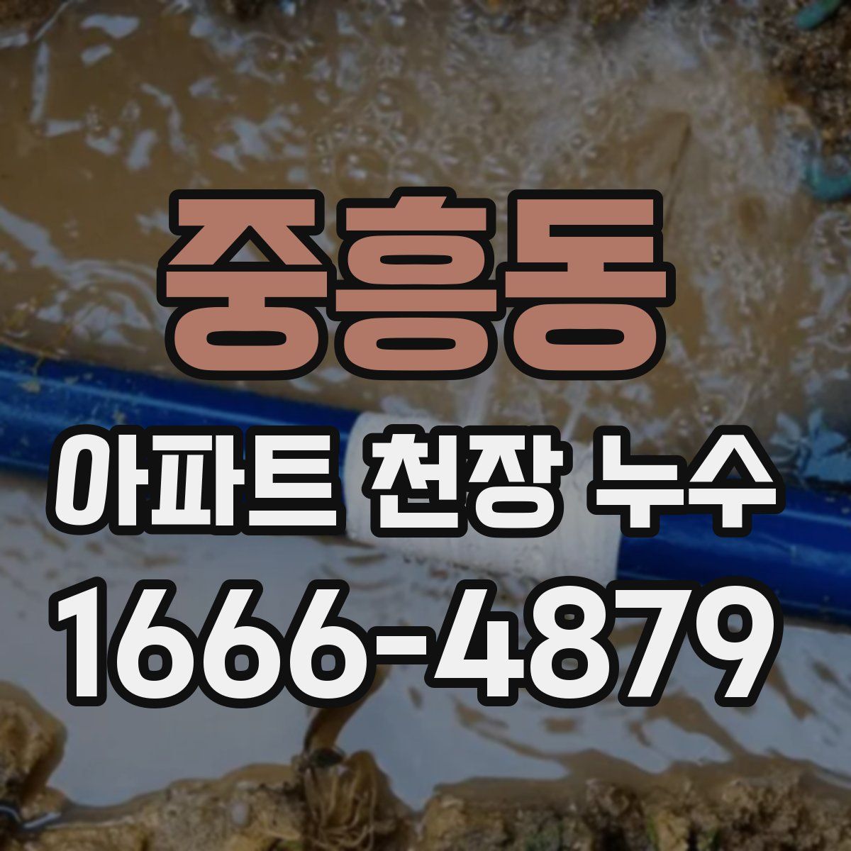 중흥동 아파트 천장 누수