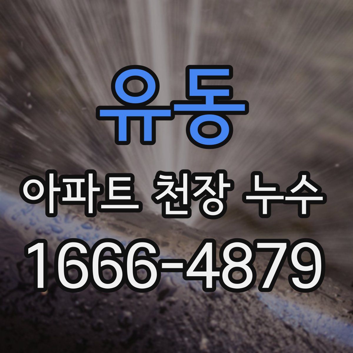 유동 아파트 천장 누수