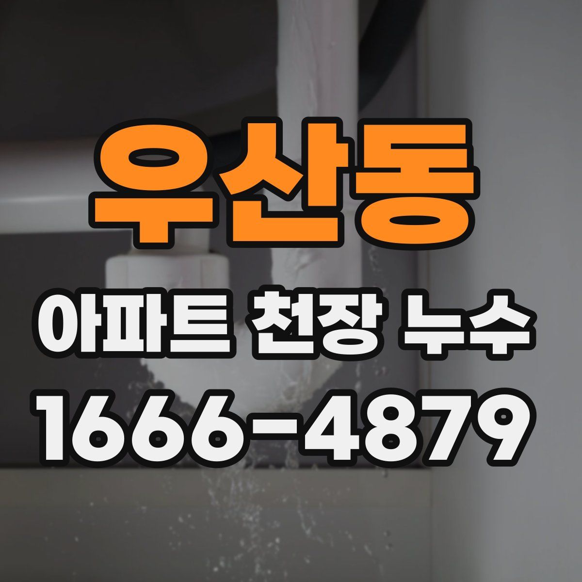 우산동 아파트 천장 누수