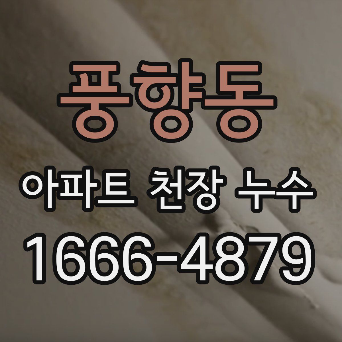풍향동 아파트 천장 누수