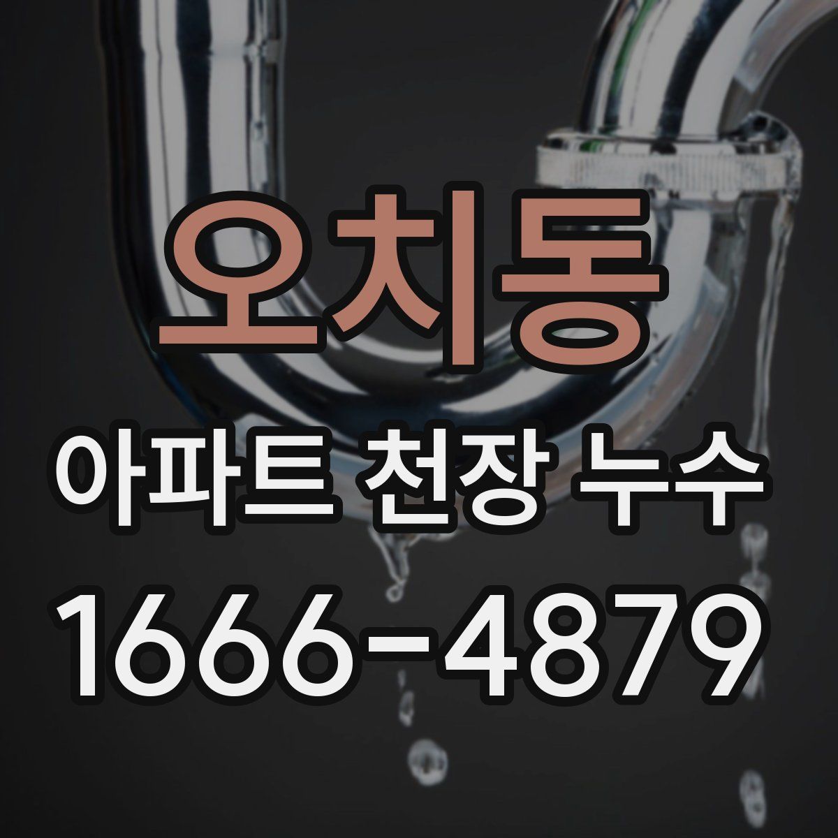 오치동 아파트 천장 누수