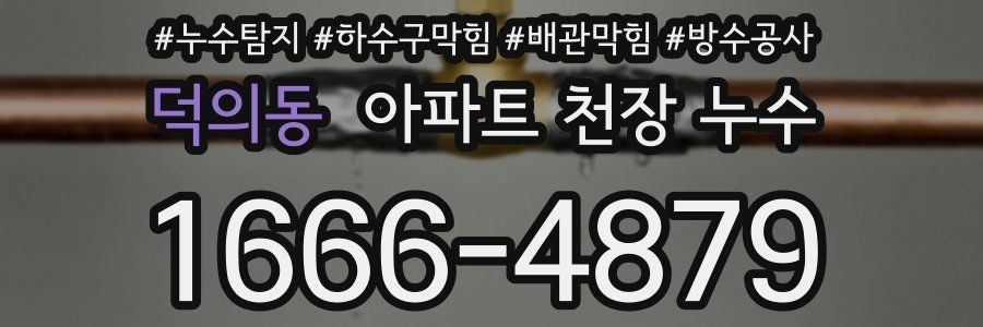 덕의동 아파트 천장 누수