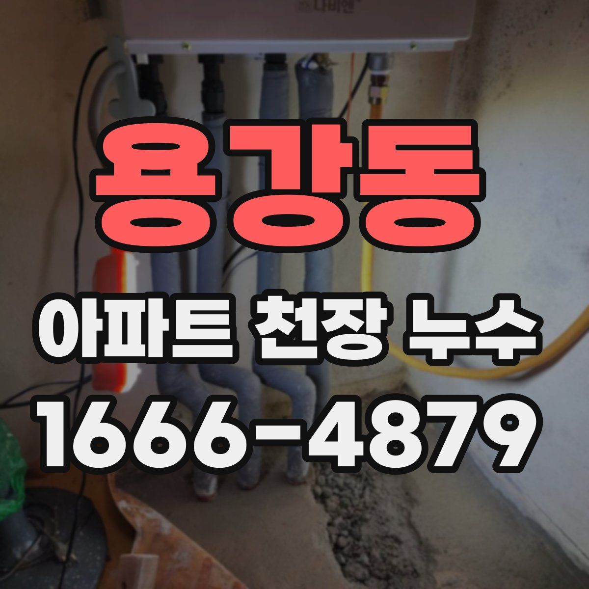용강동 아파트 천장 누수