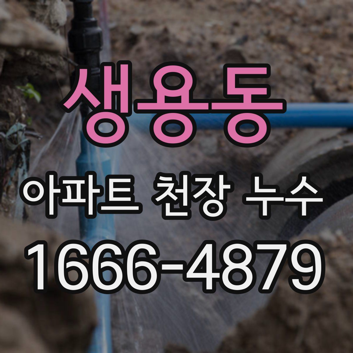 생용동 아파트 천장 누수