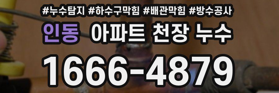 인동 아파트 천장 누수