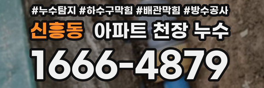신흥동 아파트 천장 누수