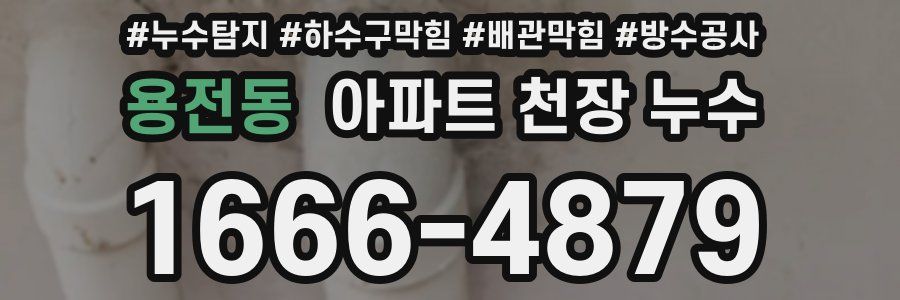 용전동 아파트 천장 누수