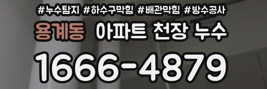 용계동 아파트 천장 누수