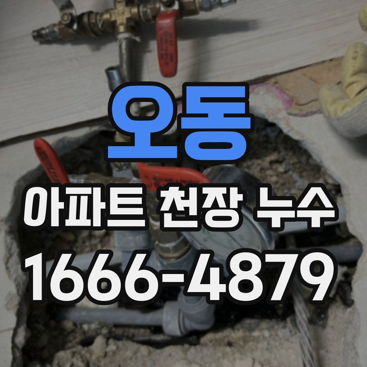 오동 아파트 천장 누수