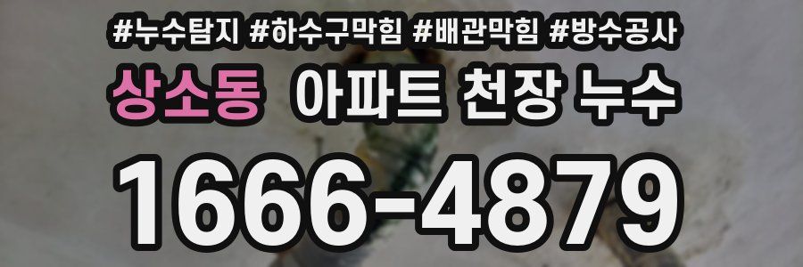 상소동 아파트 천장 누수