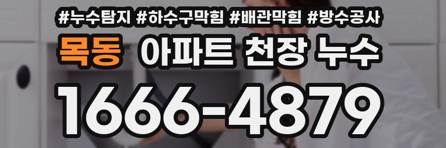 목동 아파트 천장 누수