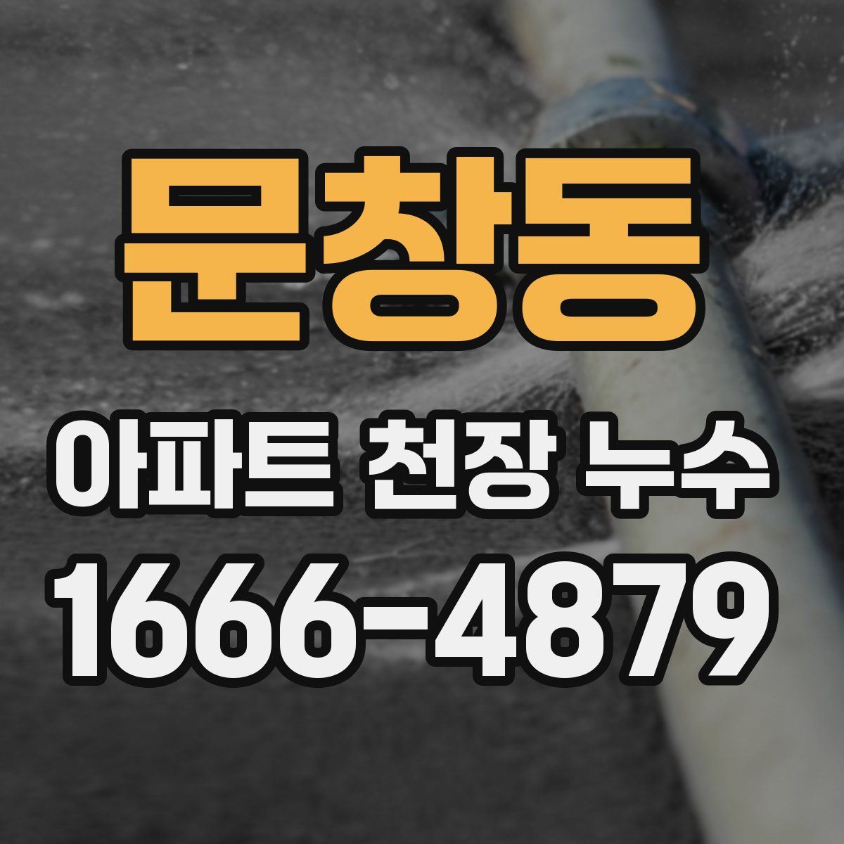 문창동 아파트 천장 누수