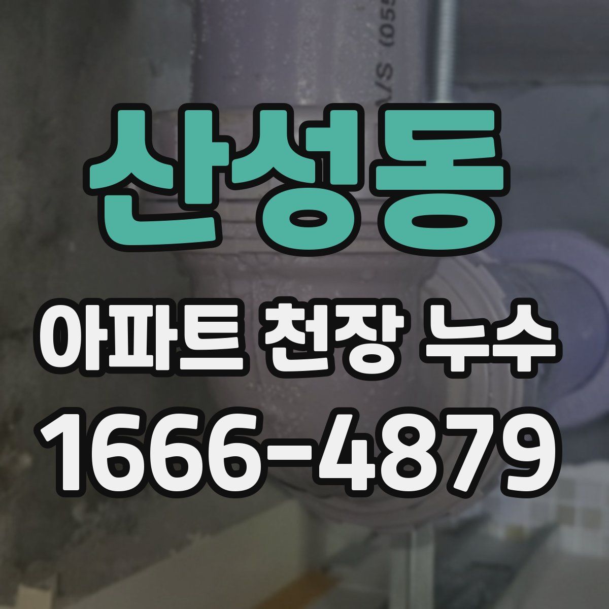 산성동 아파트 천장 누수